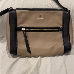 Kate Spade Black and Brown Crossbody Bag